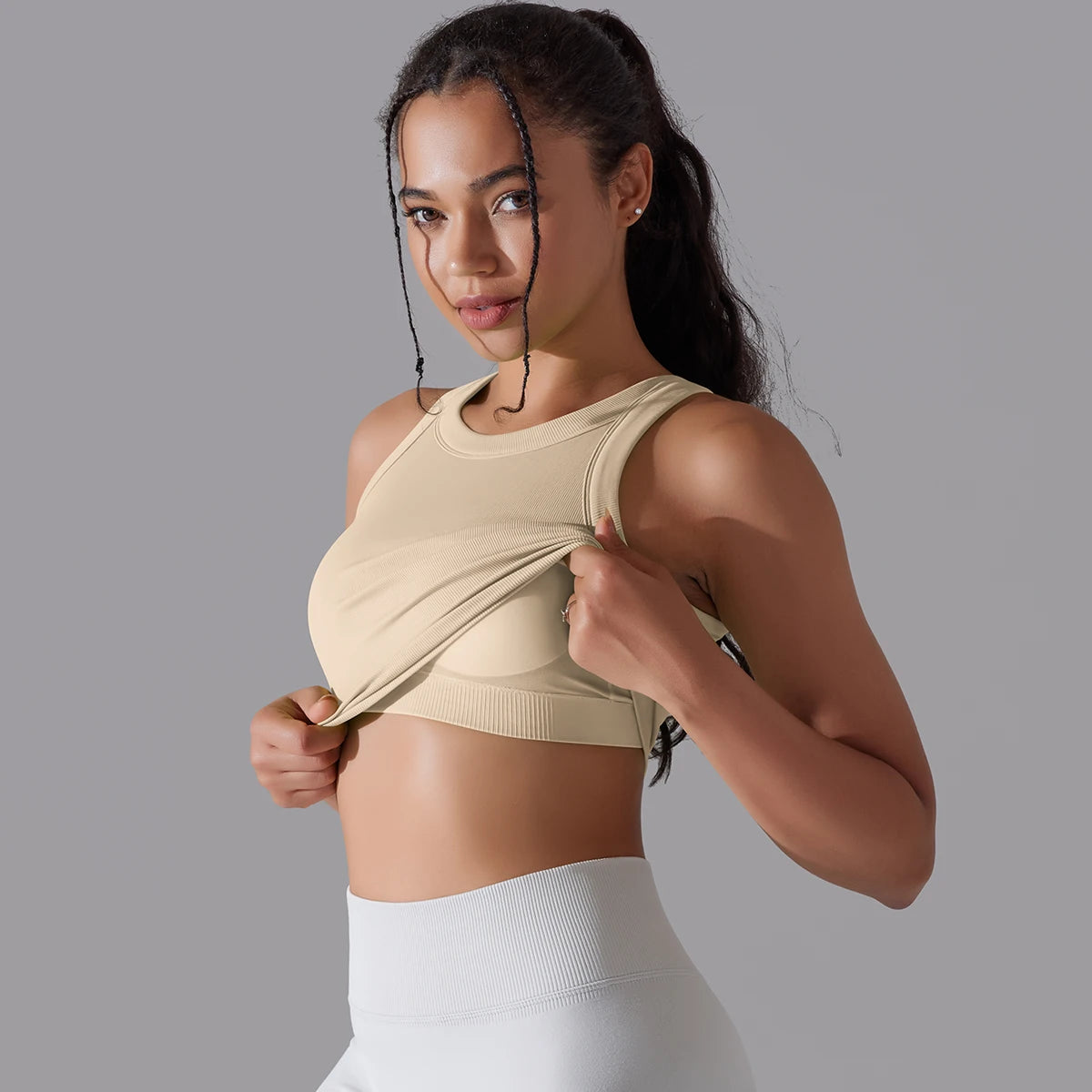 2 Tier High Impact Padded Sports Bralette