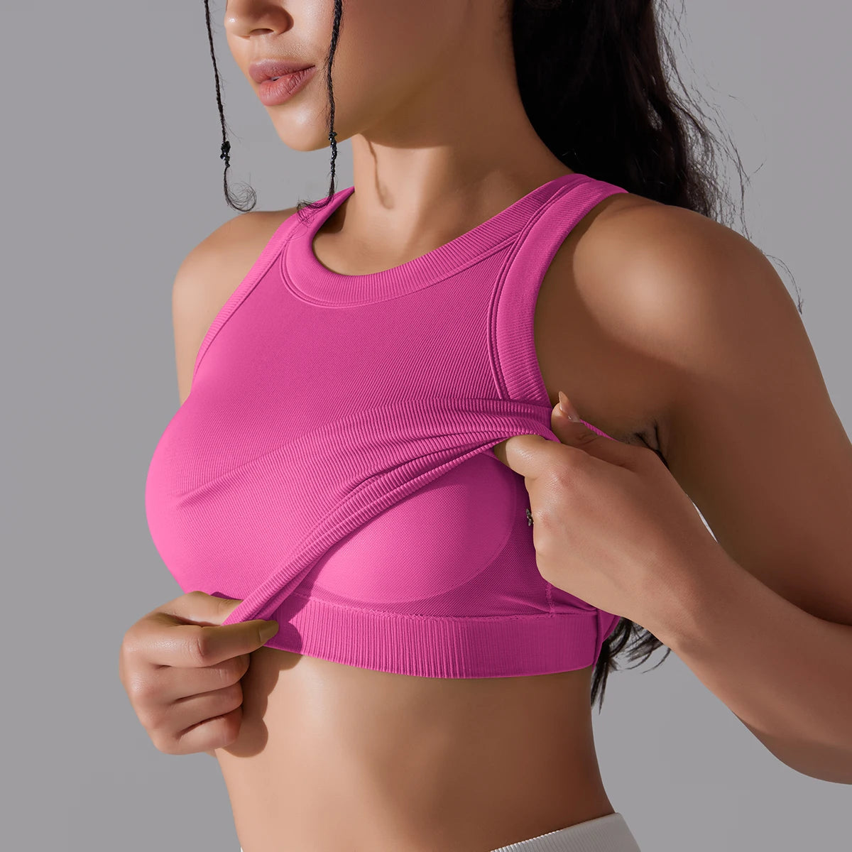 2 Tier High Impact Padded Sports Bralette