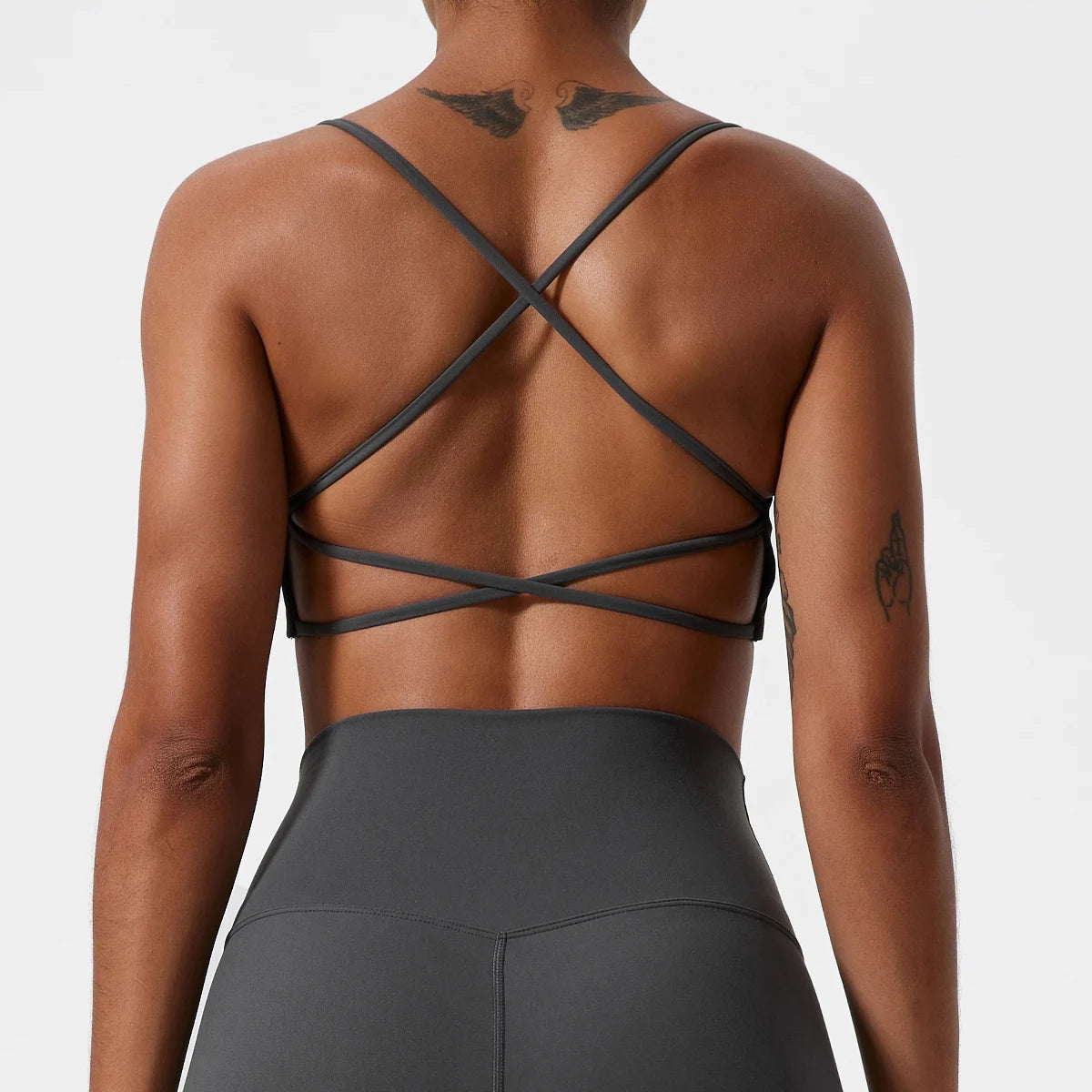 Super Soft Back Cross  Sports Bra
