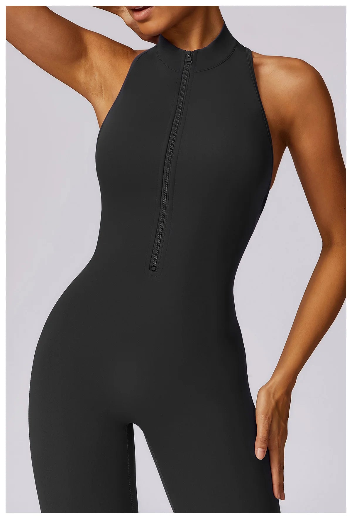 V Back One-piece Suit Women Sports Jumpsuit