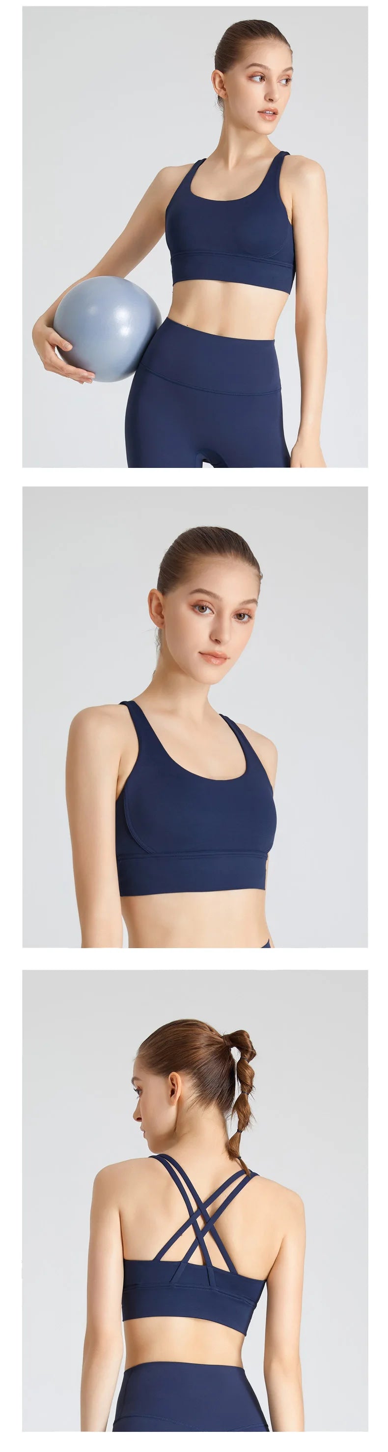 Fitness Sports Bra -  Triangle Backless