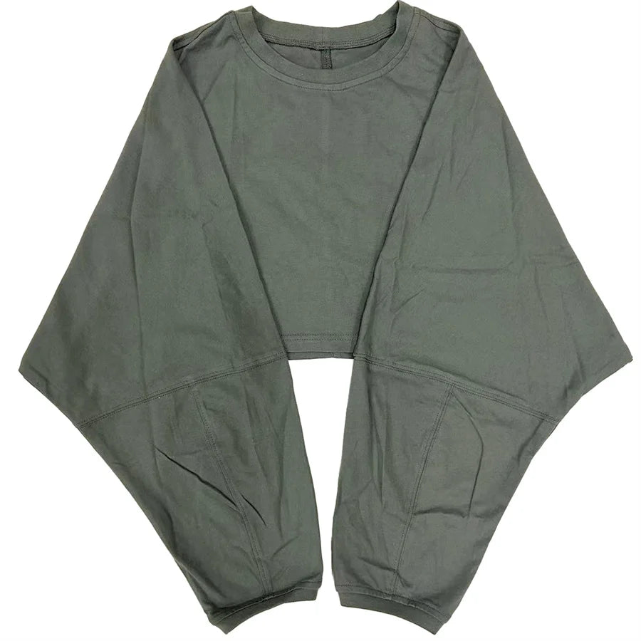 Women Sports Long Sleeve Loose Crop Top T-Shirts