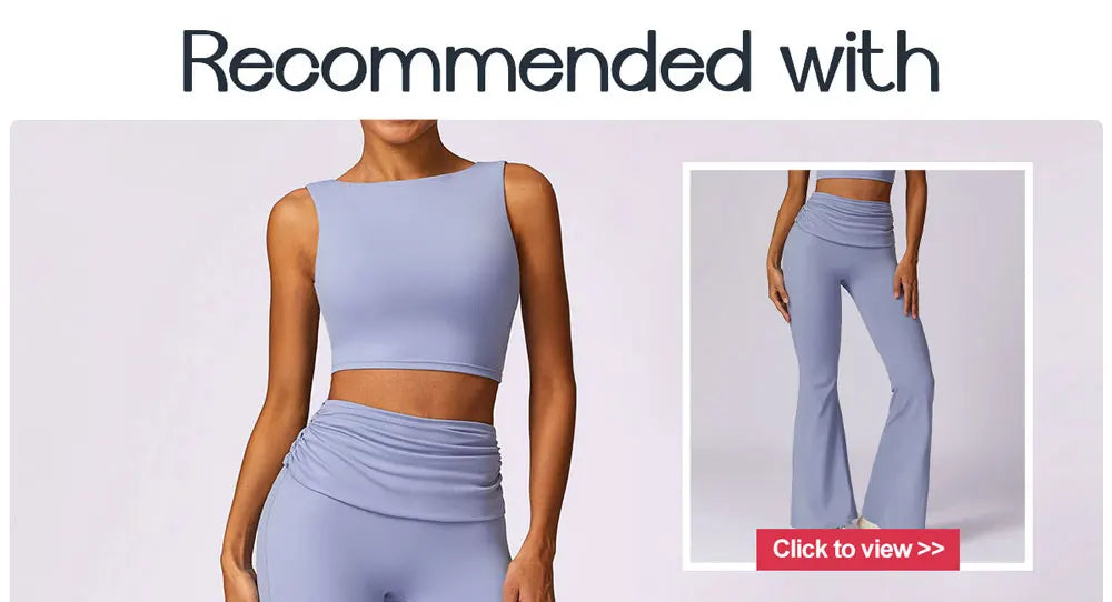 High Impact Open Back Support Tank To With Removable Pads