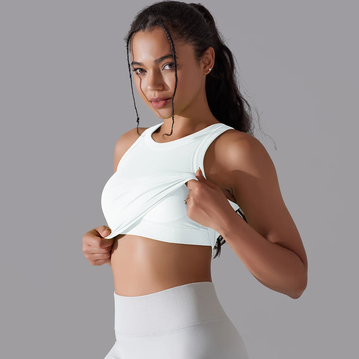 2 Tier High Impact Padded Sports Bralette