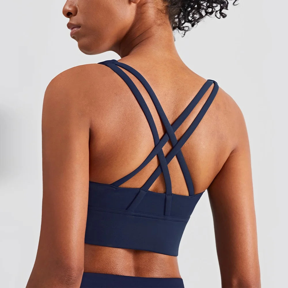 Fitness Sports Bra -  Triangle Backless