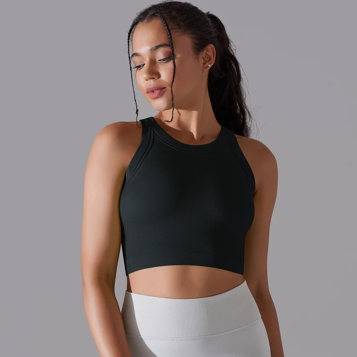 2 Tier High Impact Padded Sports Bralette