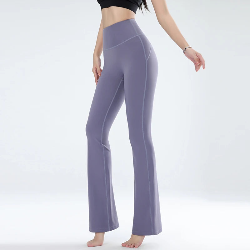 Women's high waisted wide leg pants