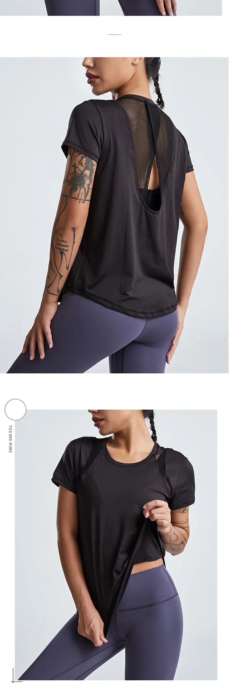 Loose Short-Sleeved Quick-Drying Sport Top