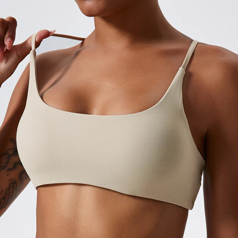 Super Soft Back Cross  Sports Bra