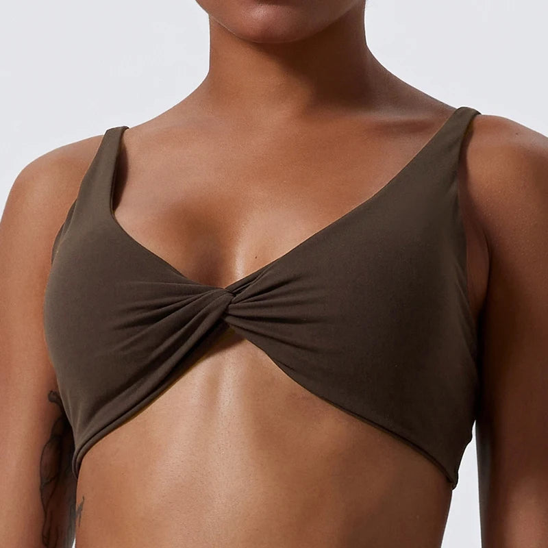 Shockproof Push- Up Sports Bra