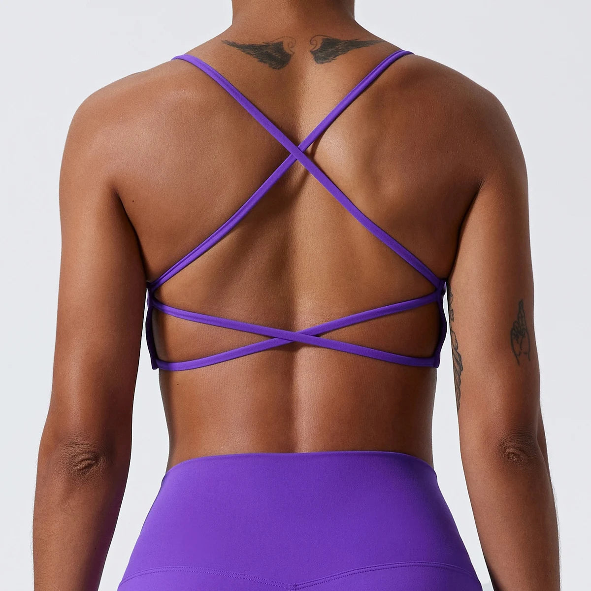 Super Soft Back Cross  Sports Bra