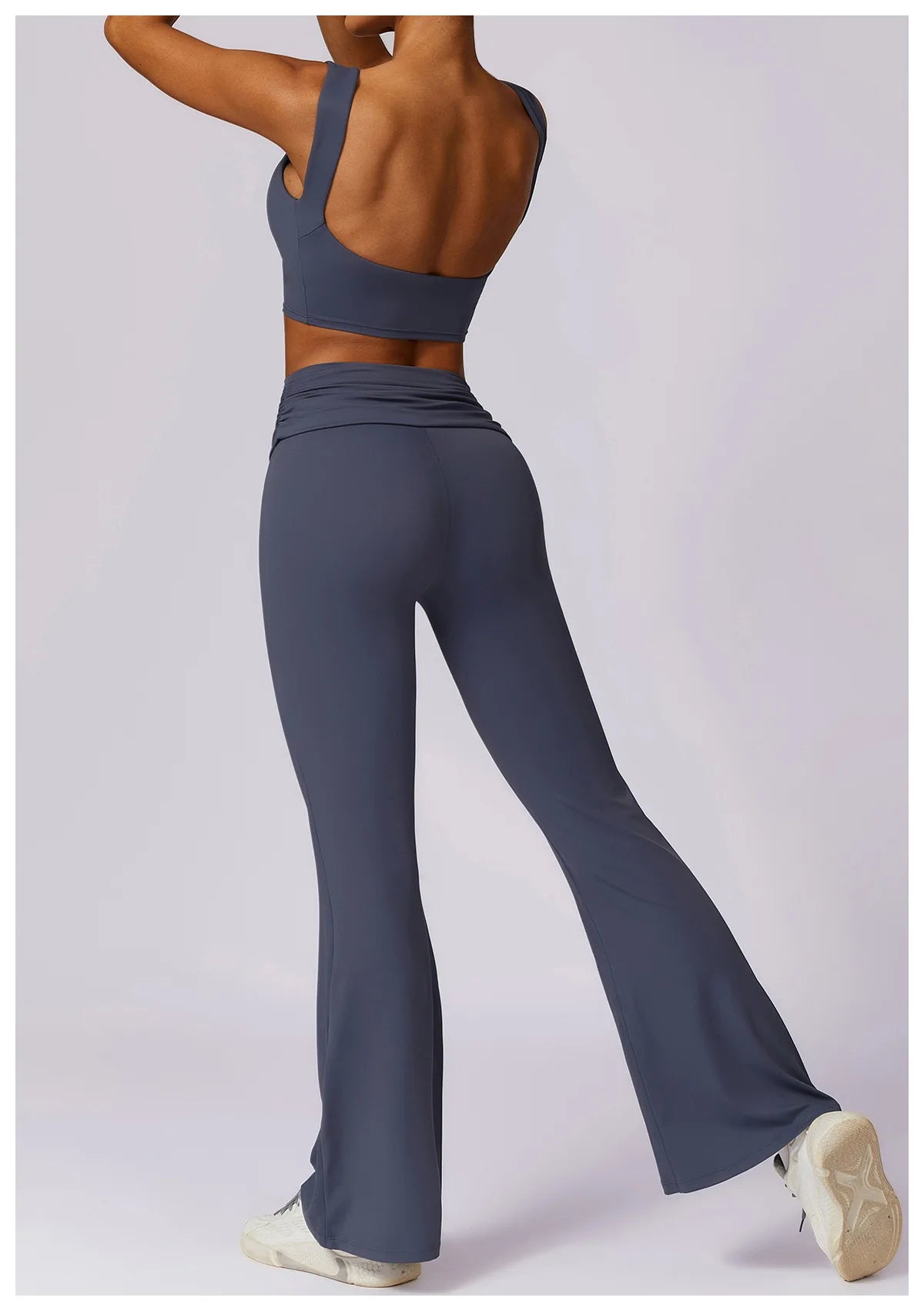 Women's Seamless High Waist Leggings And Top