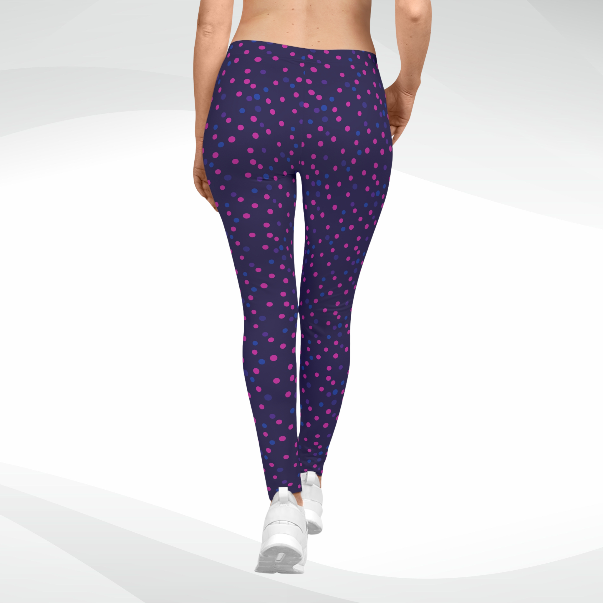 Polka Pop - Women's Casual Leggings