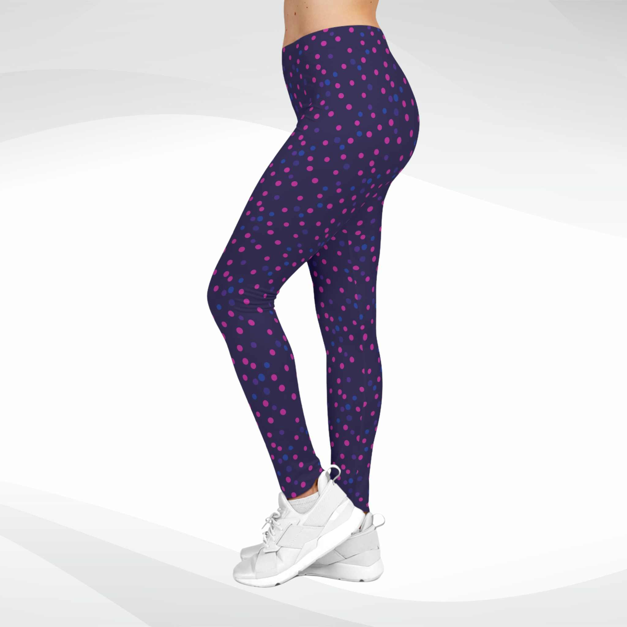 Polka Pop - Women's Casual Leggings