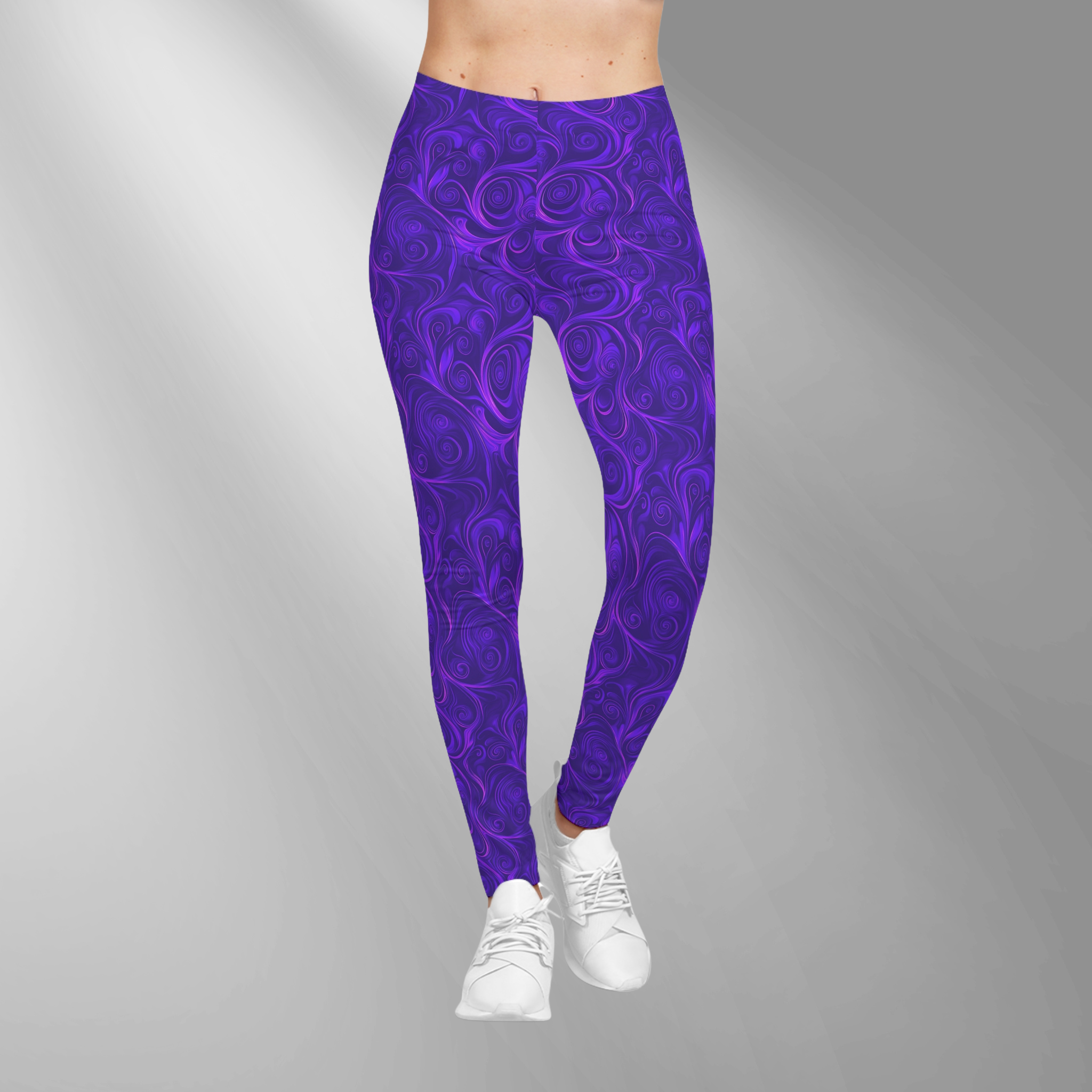 Electric Purple - Women's Casual Leggings