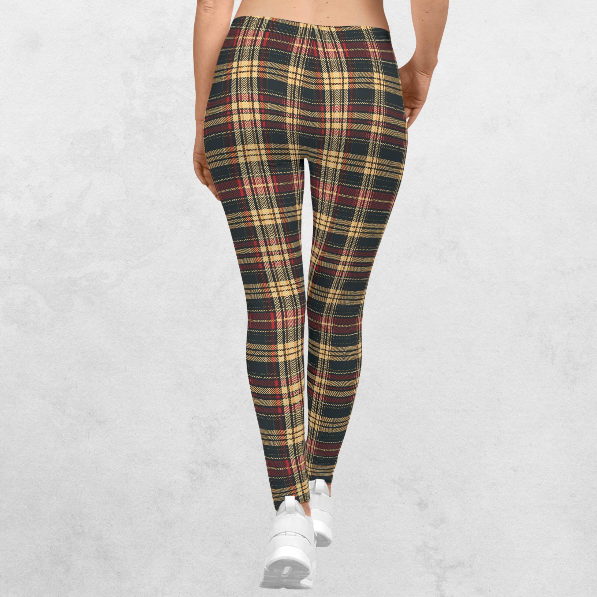 Plaid Allure - Women's Casual Leggings