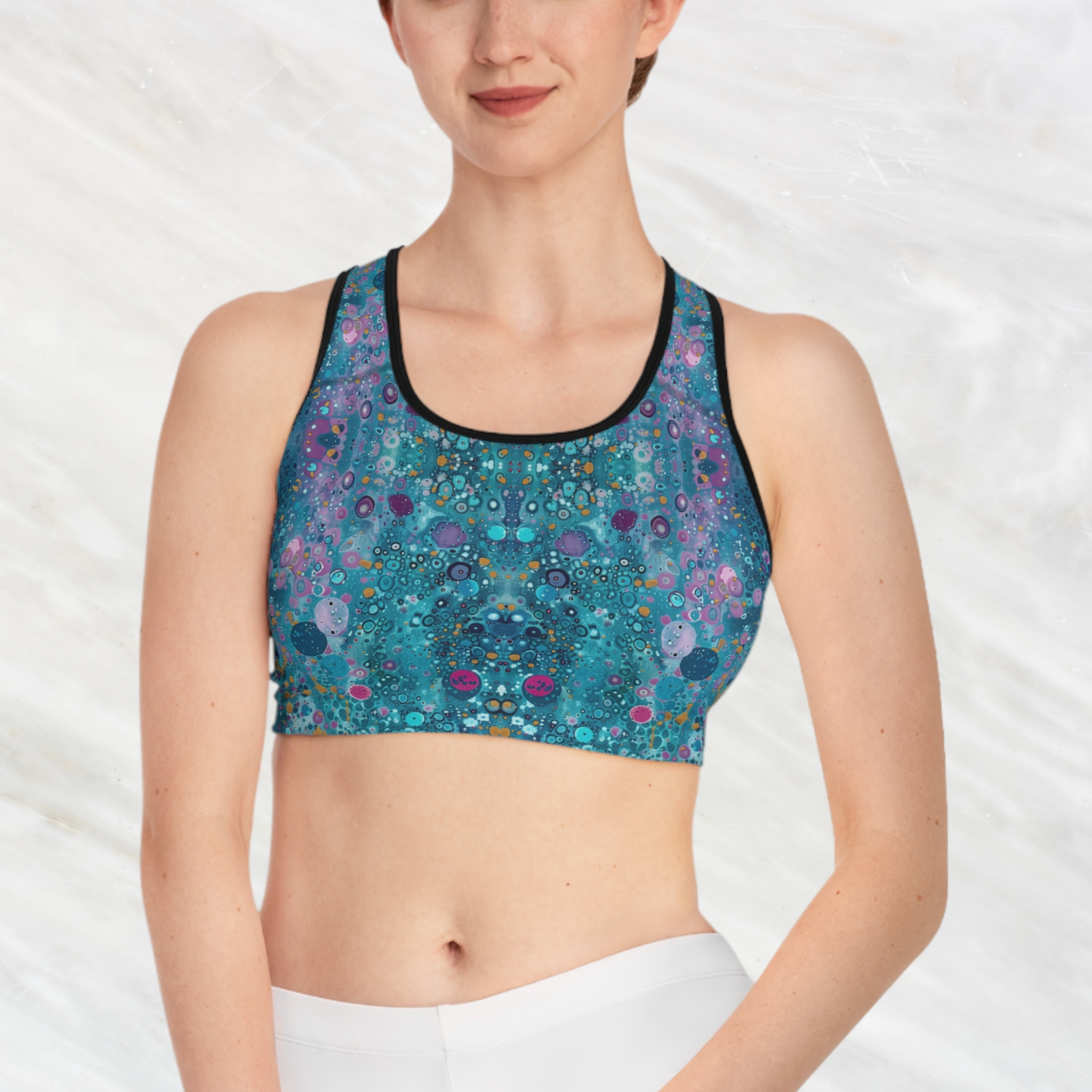 Ocean Dream - Seamed Sports Bra