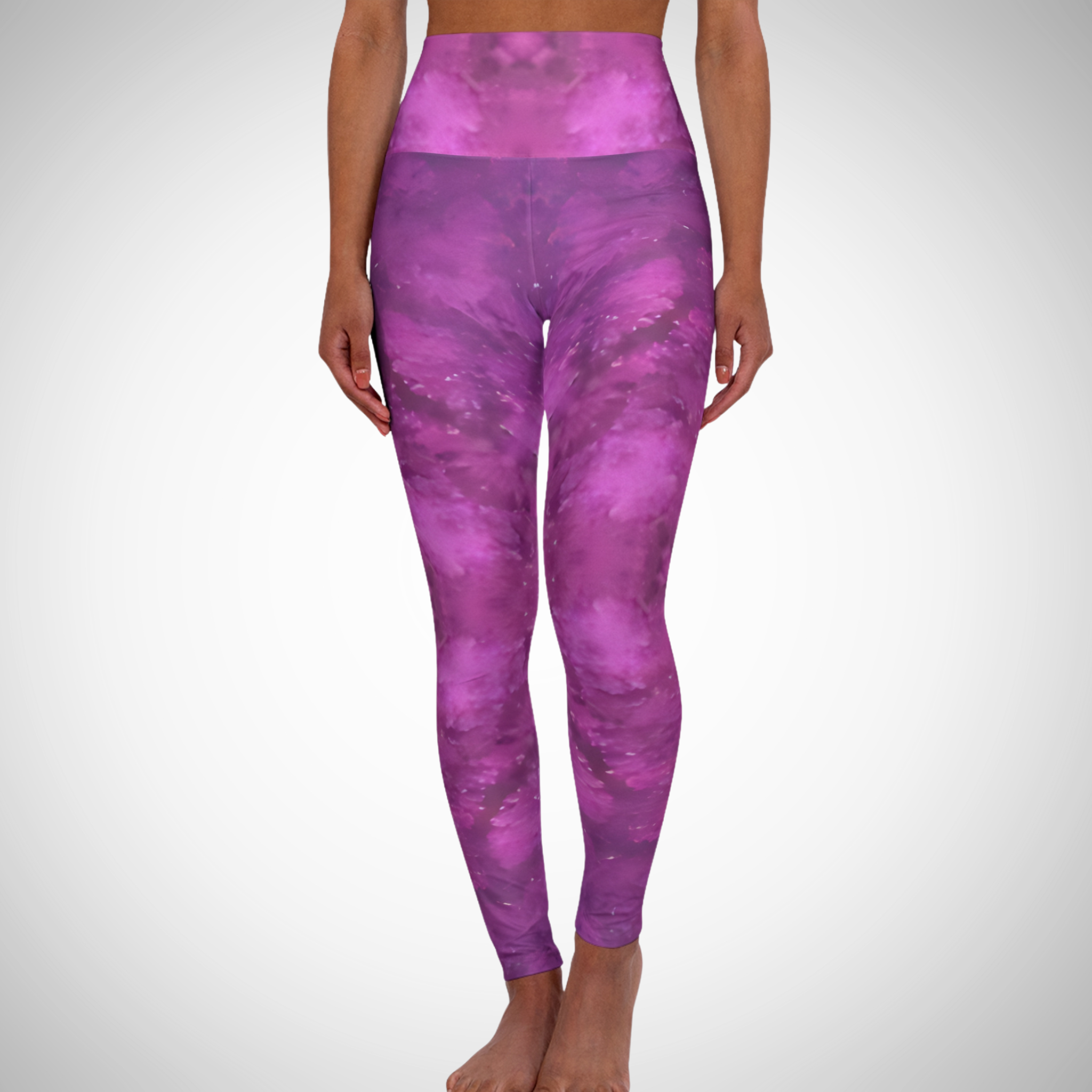 Bold Berry High Waisted Yoga Leggings
