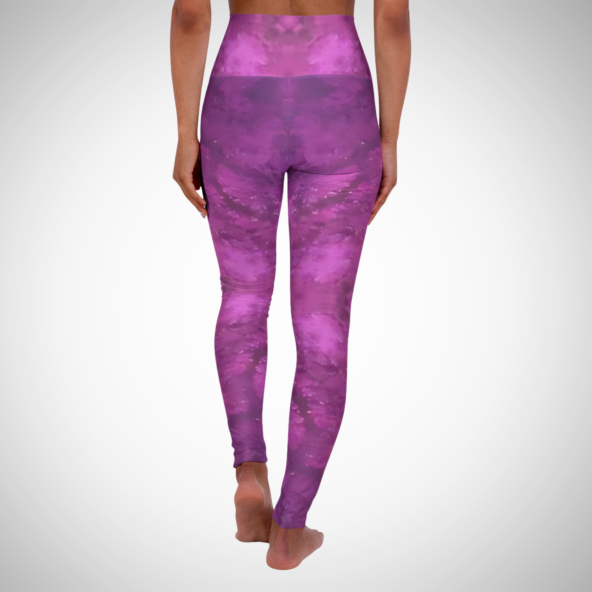 Bold Berry High Waisted Yoga Leggings