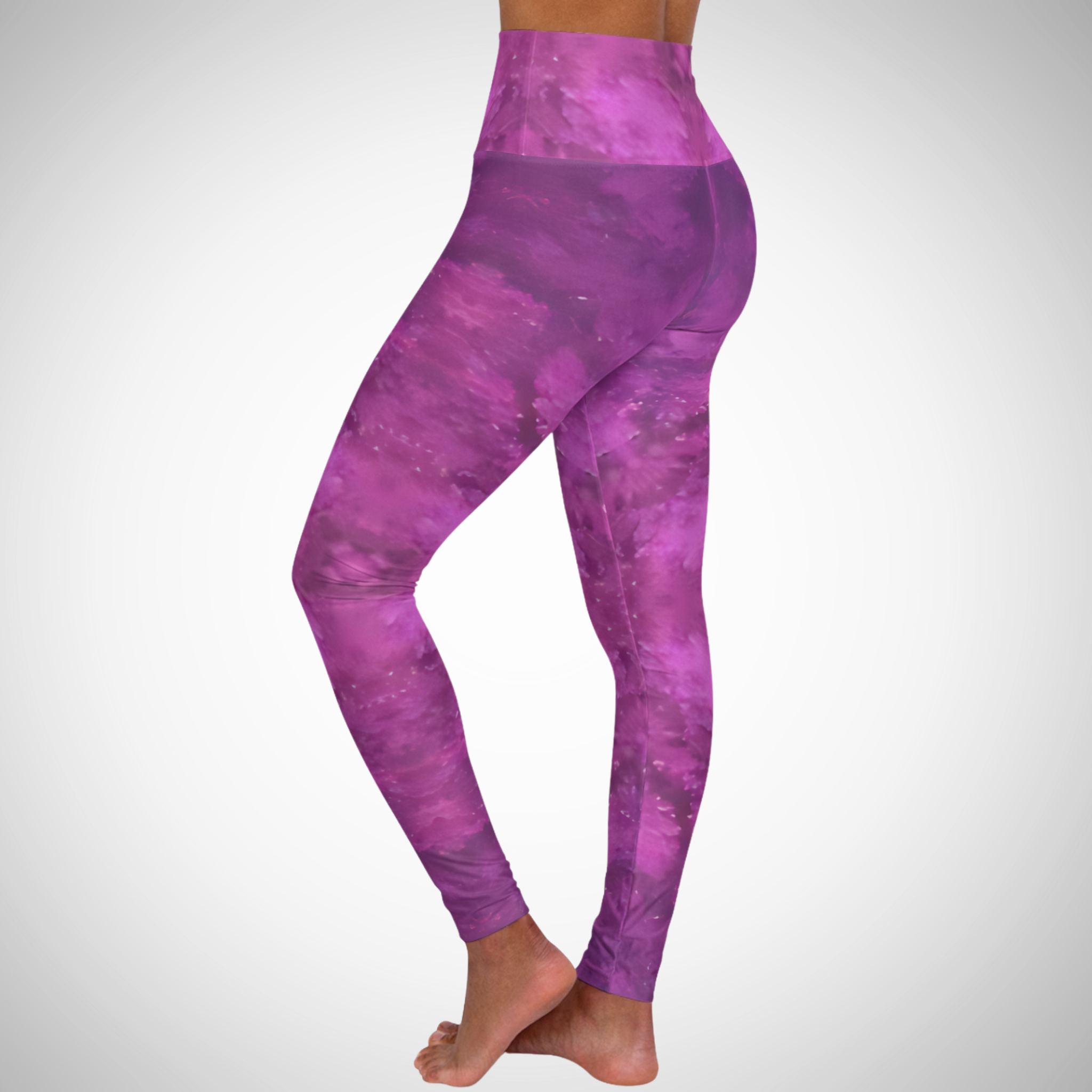 Bold Berry High Waisted Yoga Leggings