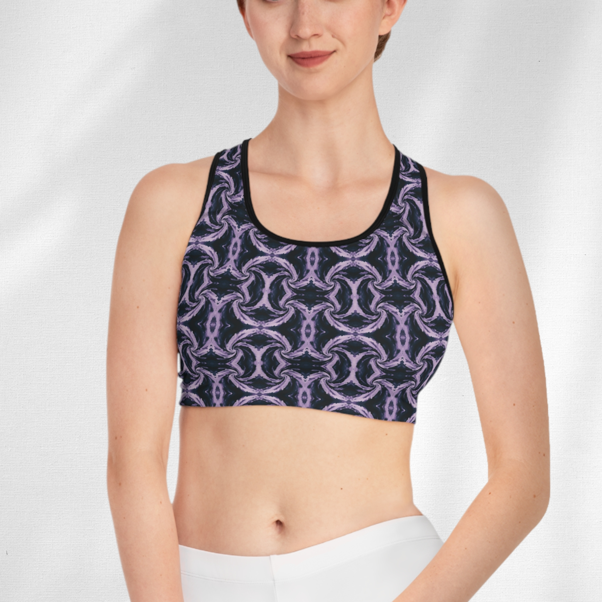 Phantom Ripple -Seamed Sports Bra