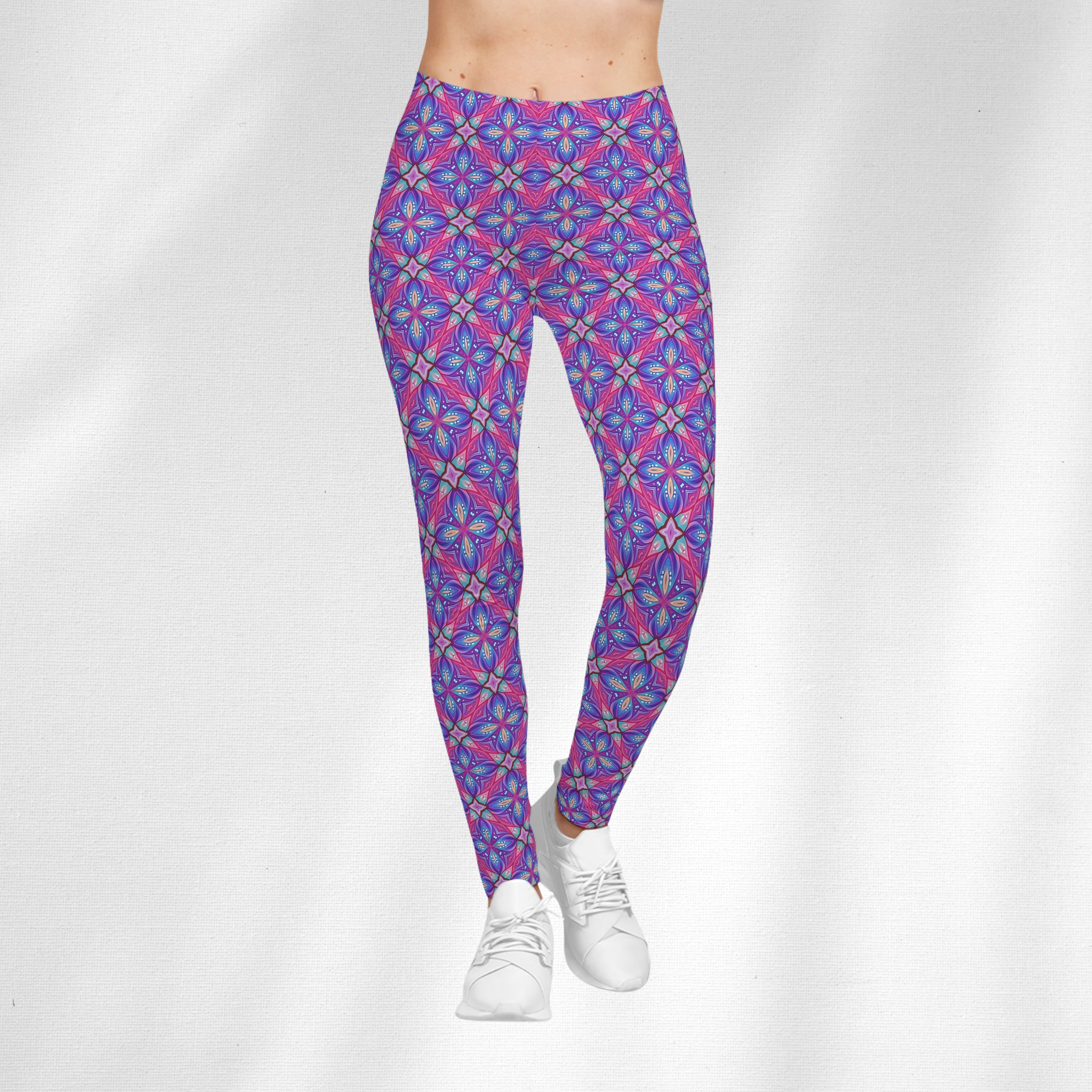 Vibrant Reverie - Women's Casual Leggings