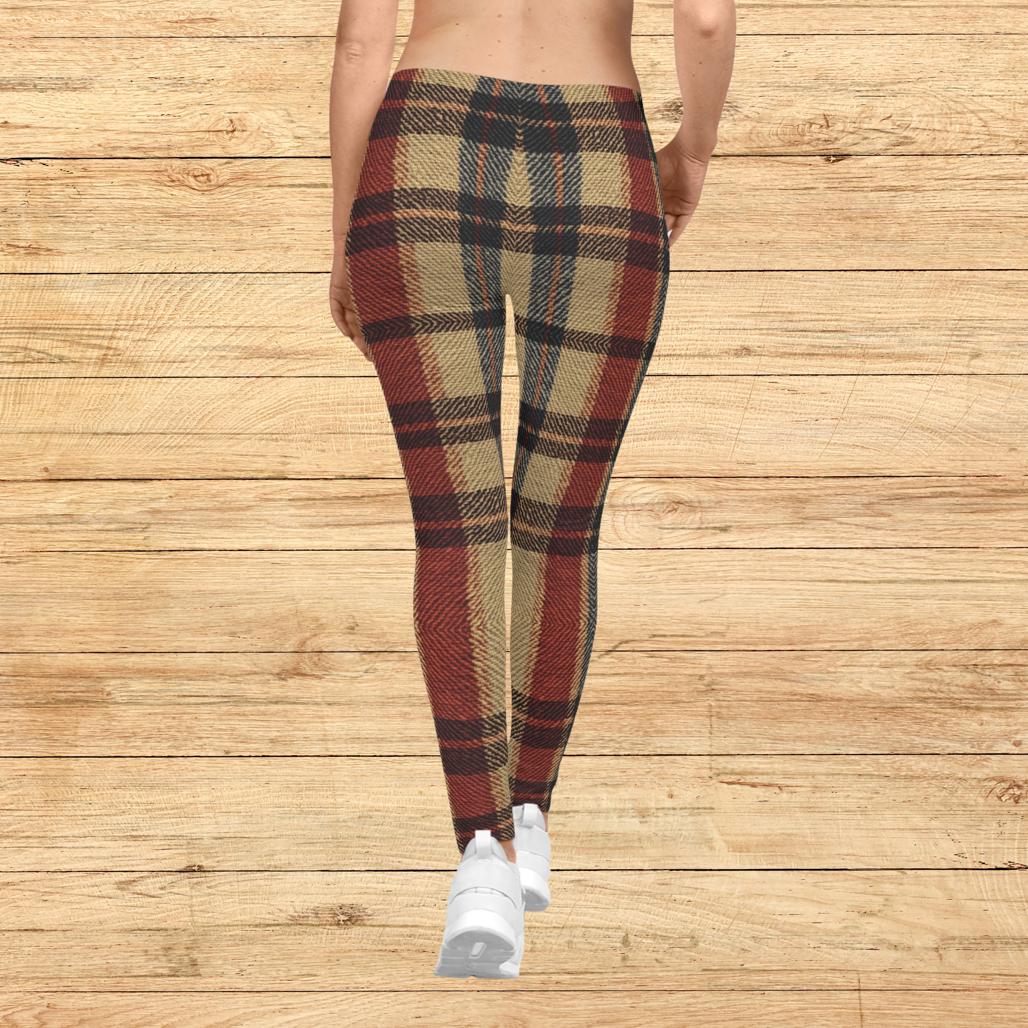 Rustic Tartan - Women's Casual Leggings