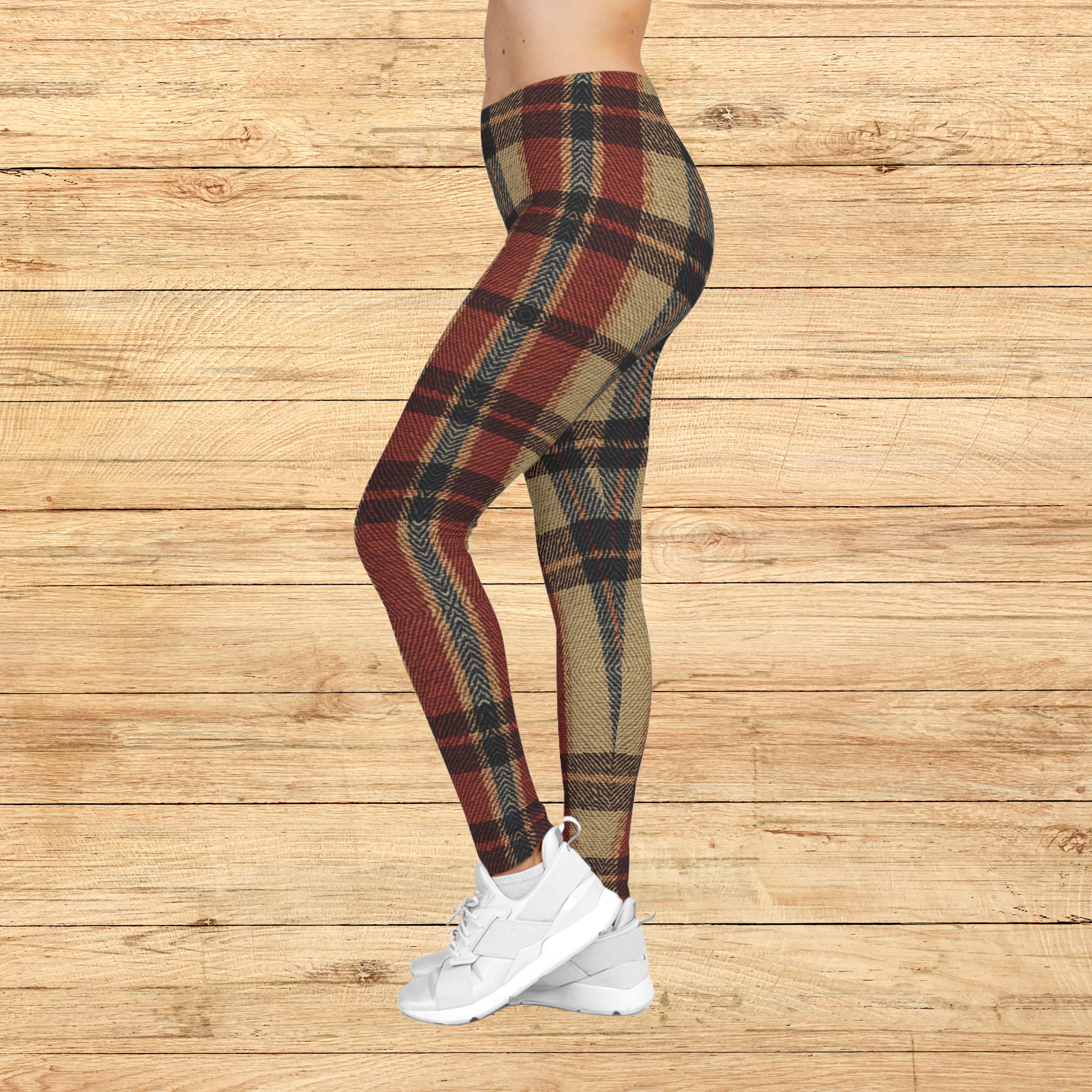 Rustic Tartan - Women's Casual Leggings