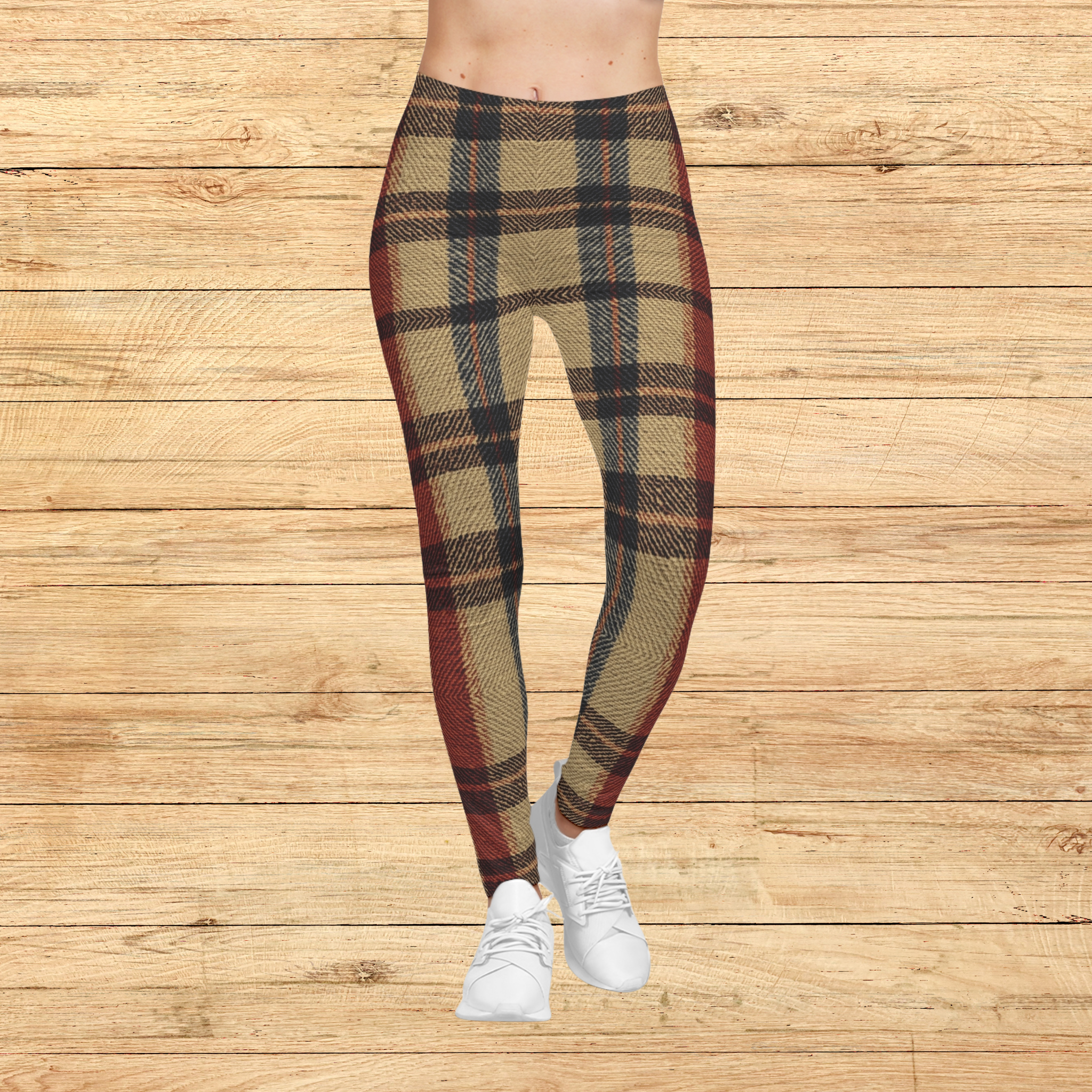 Rustic Tartan - Women's Casual Leggings