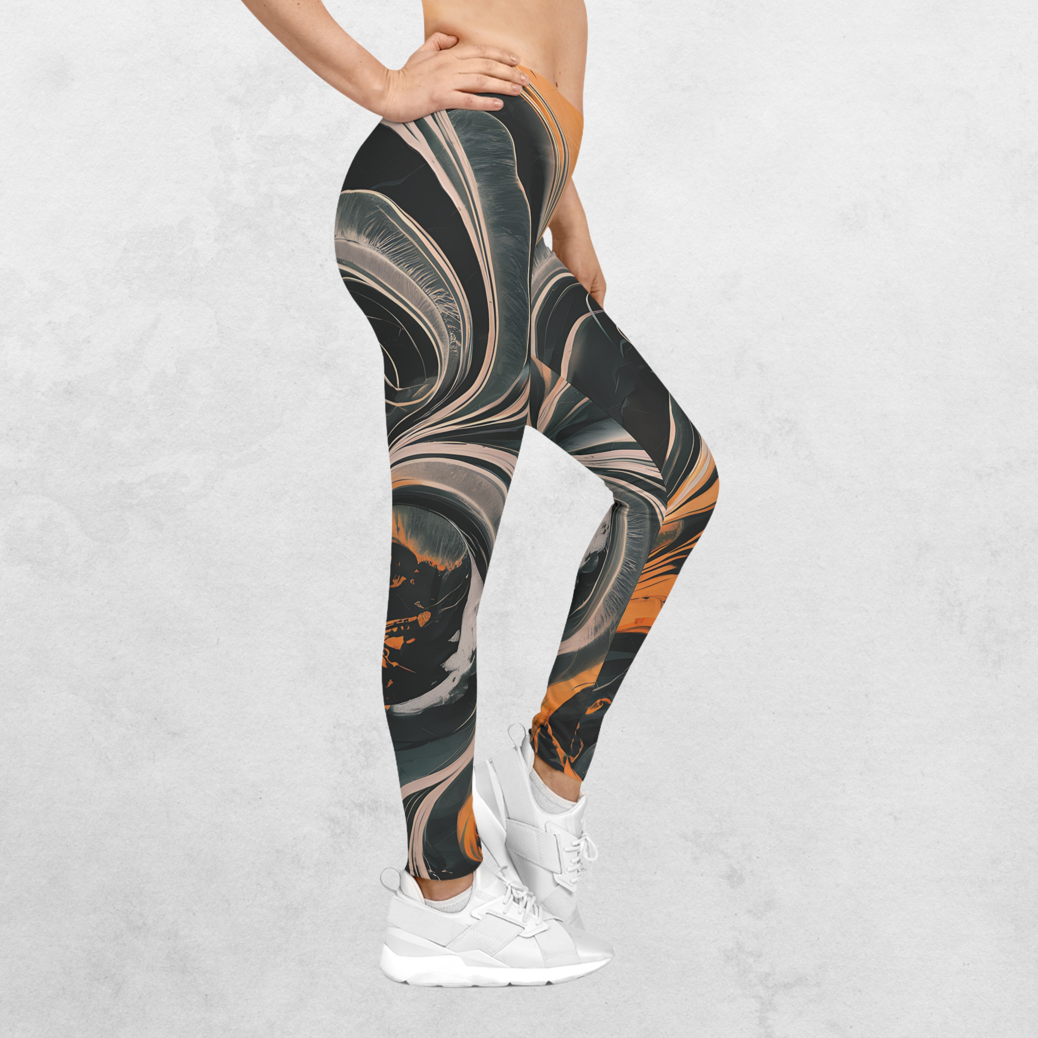 Midnight Flame Women's Casual Leggings