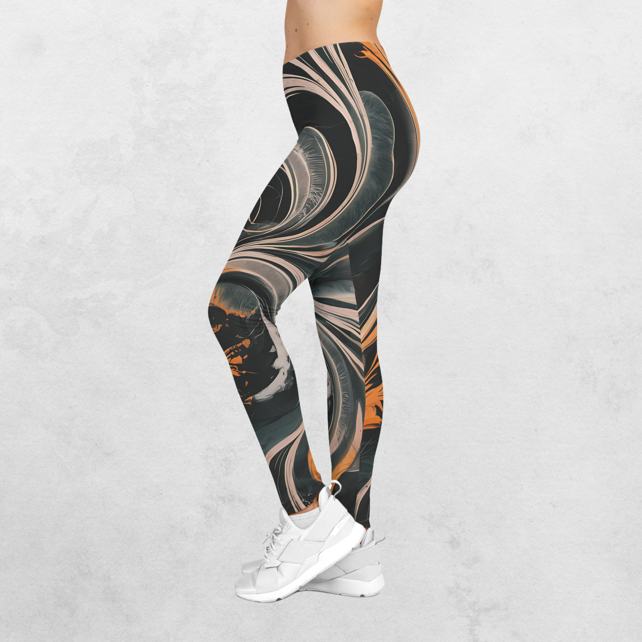 Midnight Flame Women's Casual Leggings