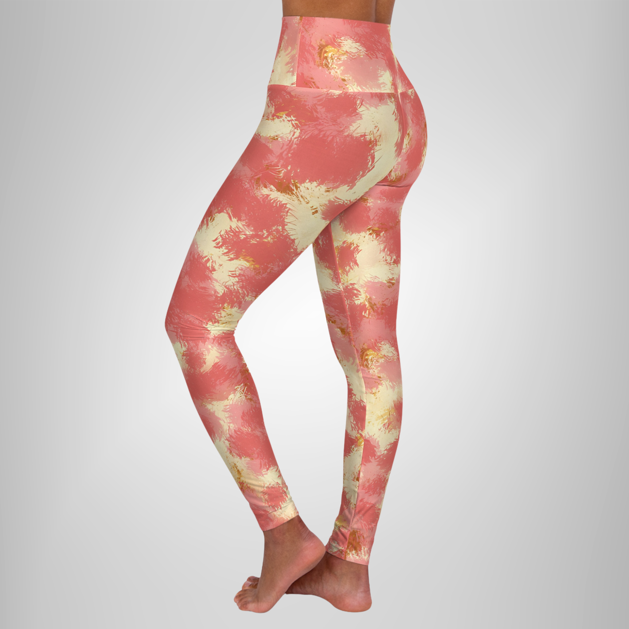 Pink Champagne - High Waisted Leggings
