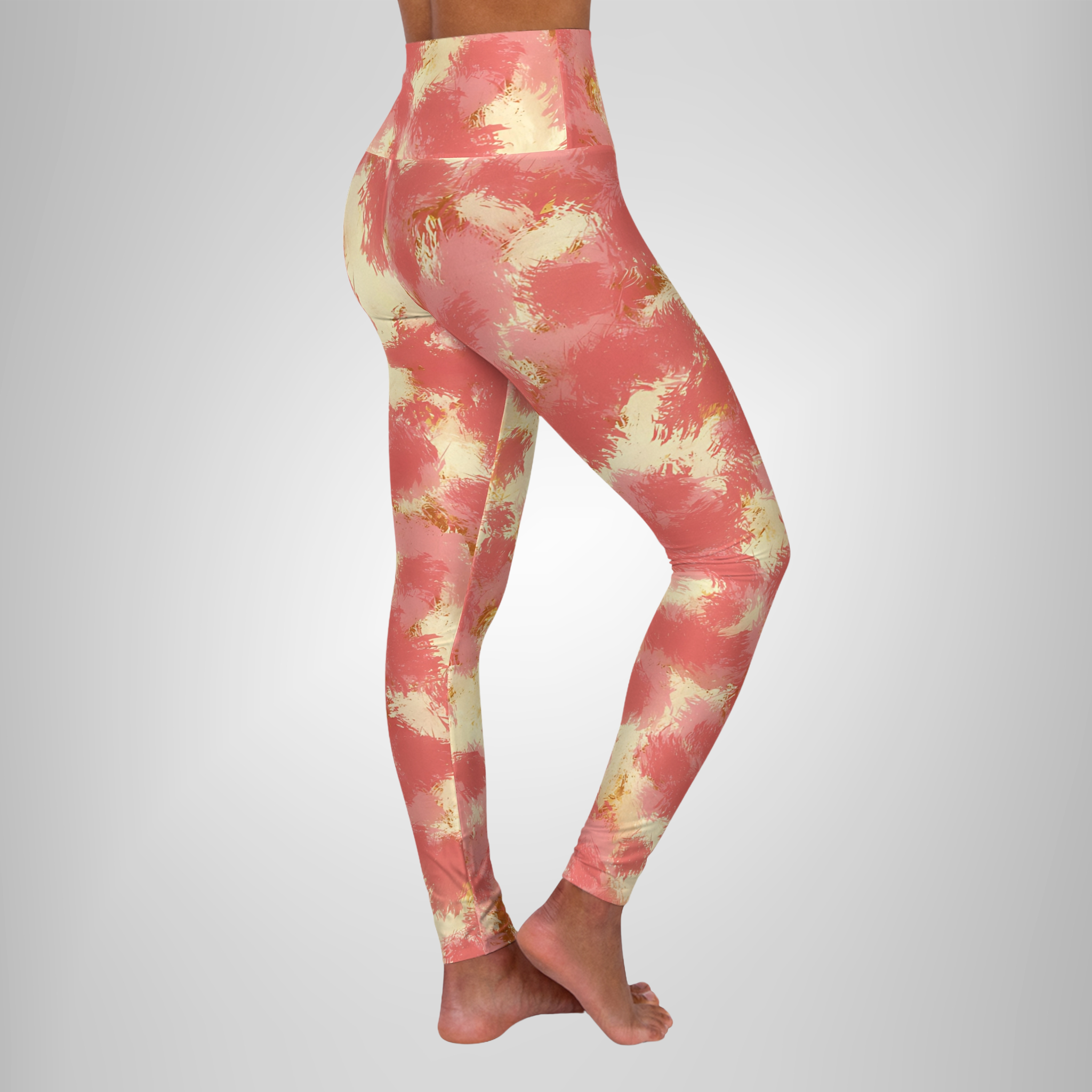 Pink Champagne - High Waisted Leggings
