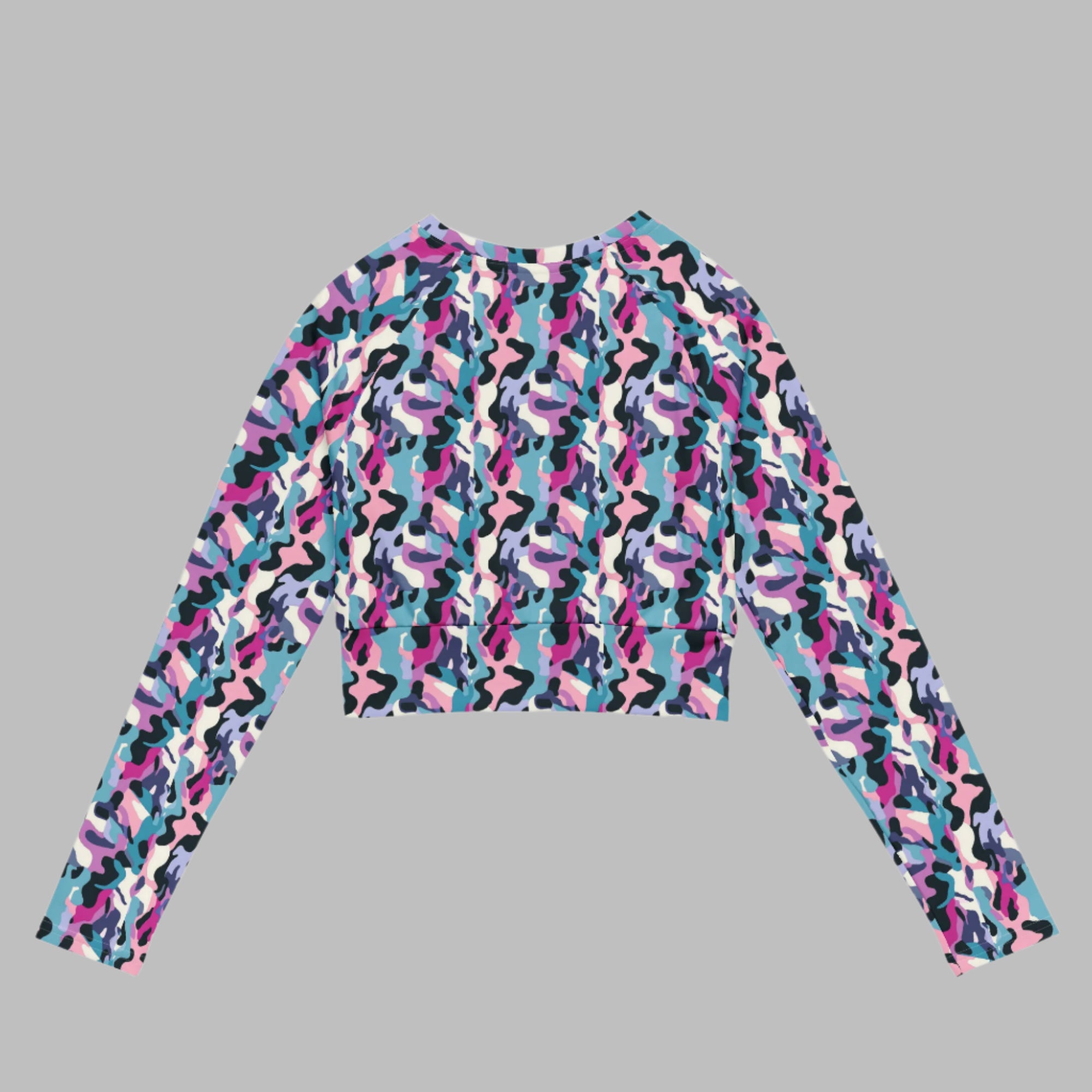 Lady Camouflage - Recycled Long-Sleeve Crop Top