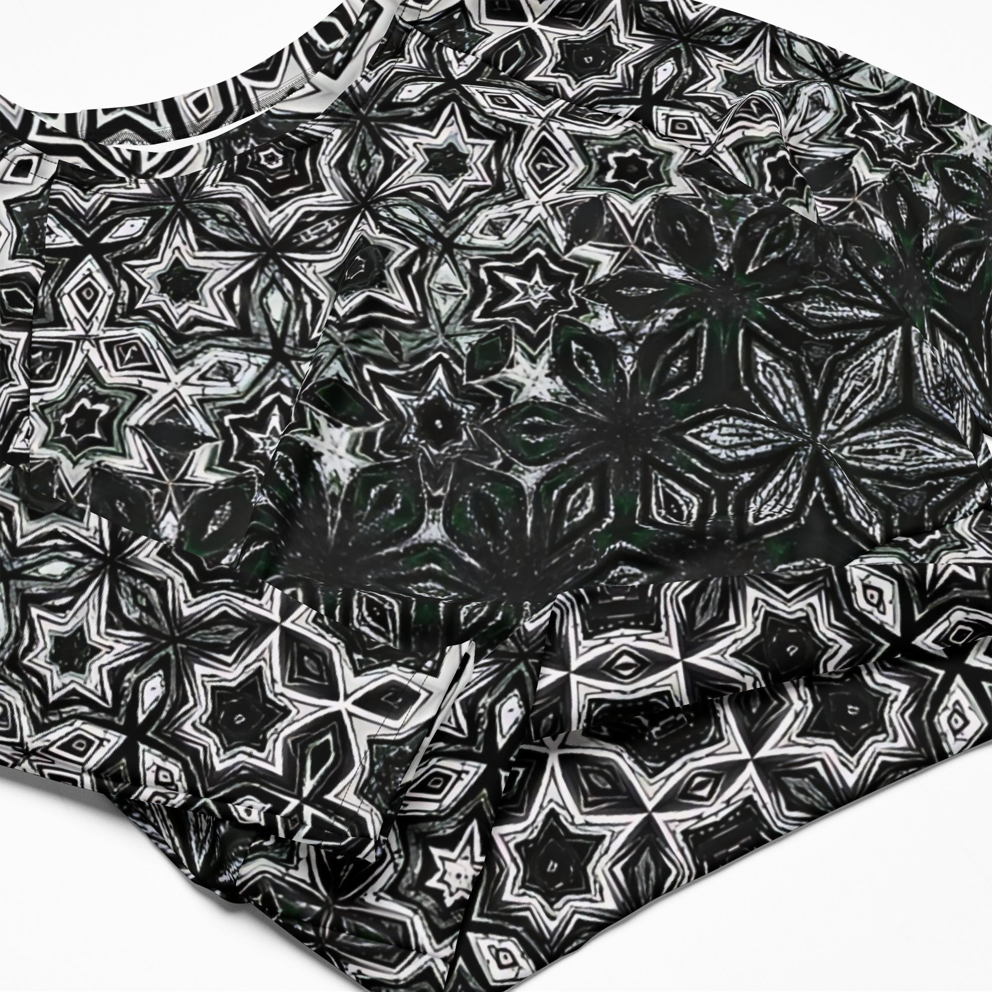 Graphite Glam - Recycled Long-Sleeve Crop Top