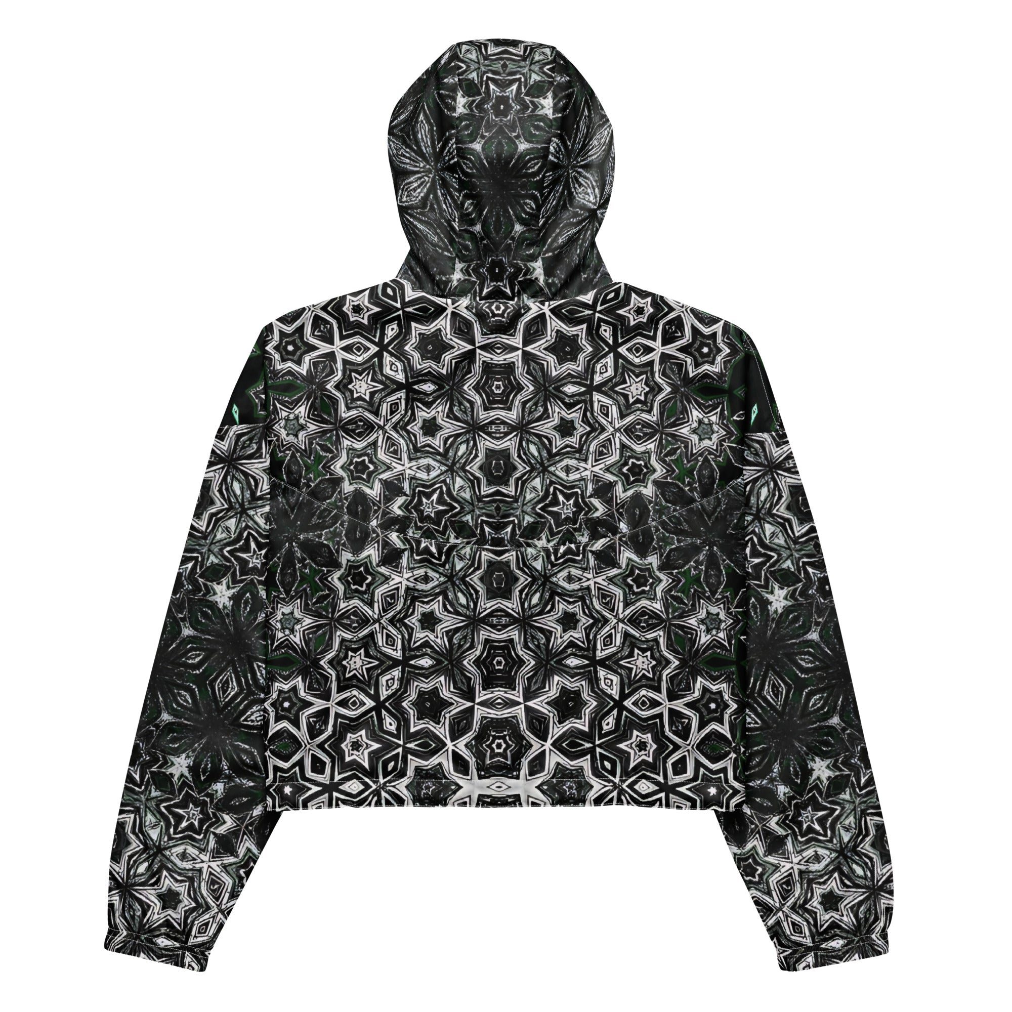 Graphite Glam - Cropped Windbreaker