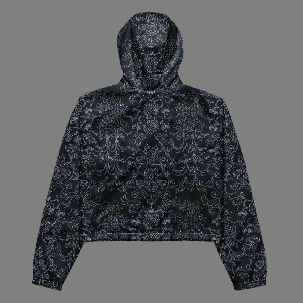 Midnight Lace - Cropped Windbreaker