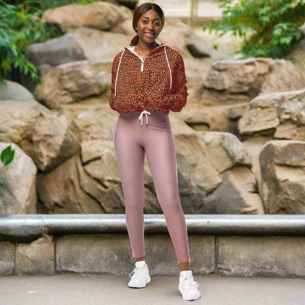 Sunset Safari - Cropped Windbreaker